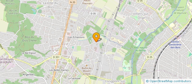 localisation de l'entreprise DESOBLIN IMMO à LONGPONT-SUR-ORGE