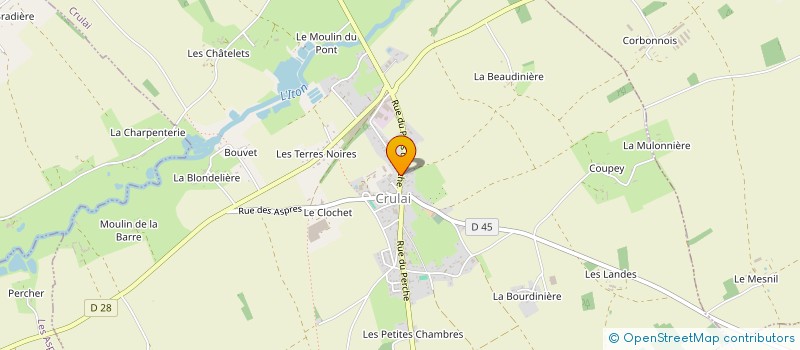localisation de l'entreprise DESOINDRE BESNARD à CRULAI