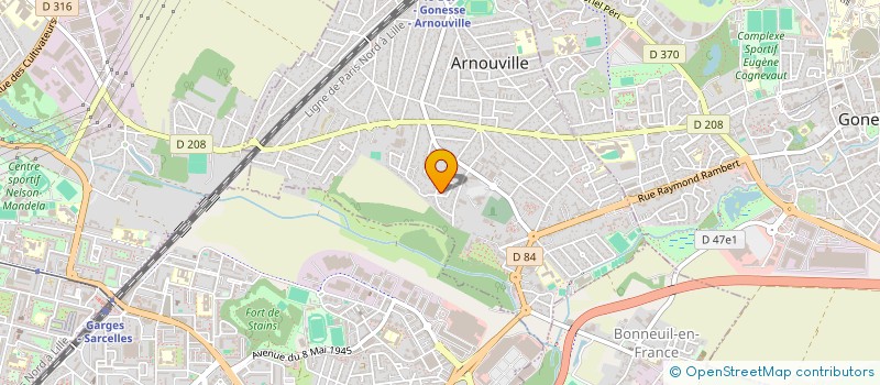 localisation de l'entreprise DESON CONCEPT à ARNOUVILLE