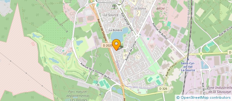 localisation de l'entreprise DESOREES à ORLEANS