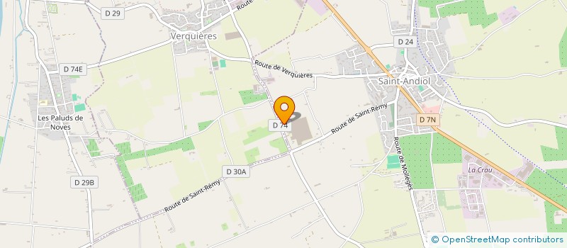 localisation de l'entreprise DESORGUES ET FILS à SAINT-ANDIOL