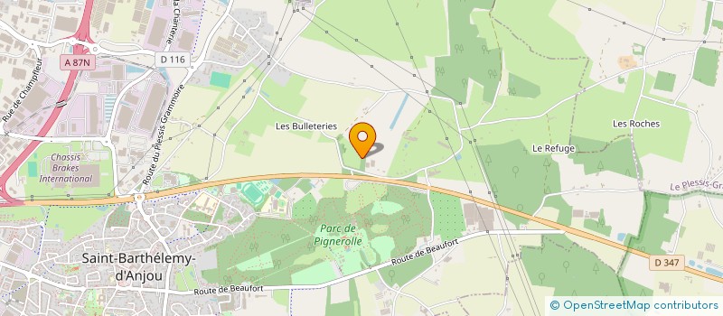 localisation de l'entreprise DESOSSAGE VIANDES VOLAILLES - DVV à SEICHES-SUR-LE-LOIR