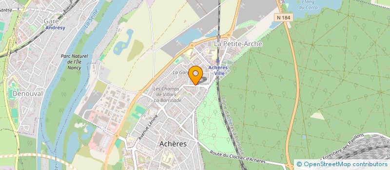 localisation de l'entreprise DESOTRA  ACHERES