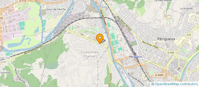 localisation de l'entreprise DESOUCHE VICENTE à COULOUNIEIX-CHAMIERS