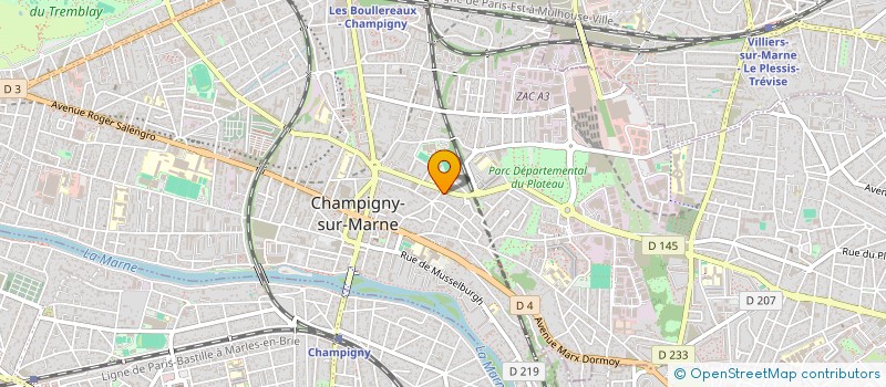 localisation de l'entreprise DESOUKY à CHAMPIGNY-SUR-MARNE