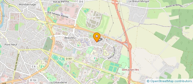 localisation de l'entreprise DESPACITO  POITIERS