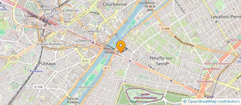 localisation de l'entreprise DESPAINS à NEUILLY-SUR-SEINE