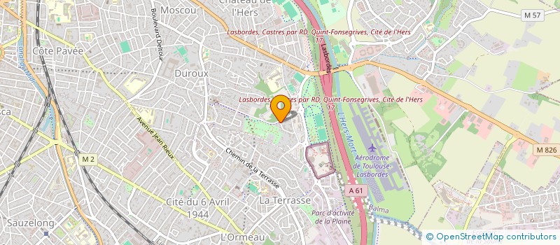 localisation de l'entreprise DESPAX MATET INDIVISION LMNP  TOULOUSE