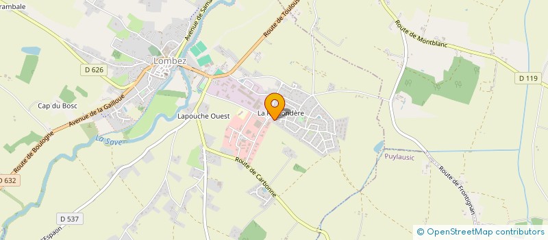 localisation de l'entreprise DESPAXJMP  LOMBEZ