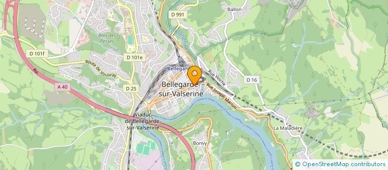 localisation de l'entreprise DESPEYROUX-LEBLOND à VALSERHONE