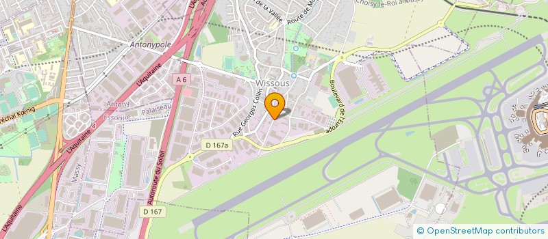 localisation de l'entreprise DESPI TRANSPORT à WISSOUS