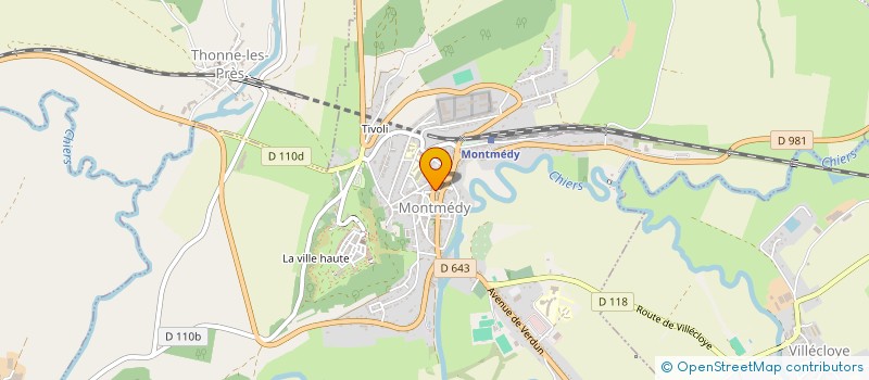 localisation de l'entreprise DESPICY à MONTMEDY