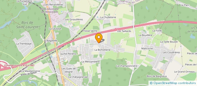 localisation de l'entreprise DESPIERRES à VEIGNE