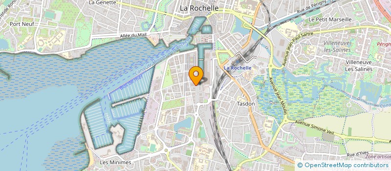 localisation de l'entreprise DESPIERRES CHARPENTE NAVALE à LA ROCHELLE