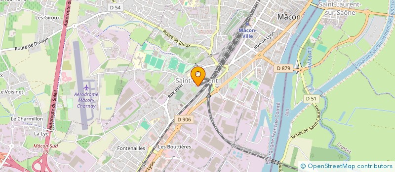 localisation de l'entreprise DESPINEUX à MACON