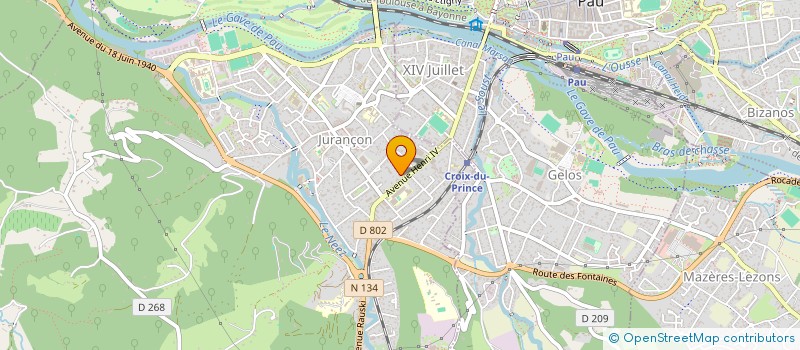 localisation de l'entreprise DESPLAN à JURANCON