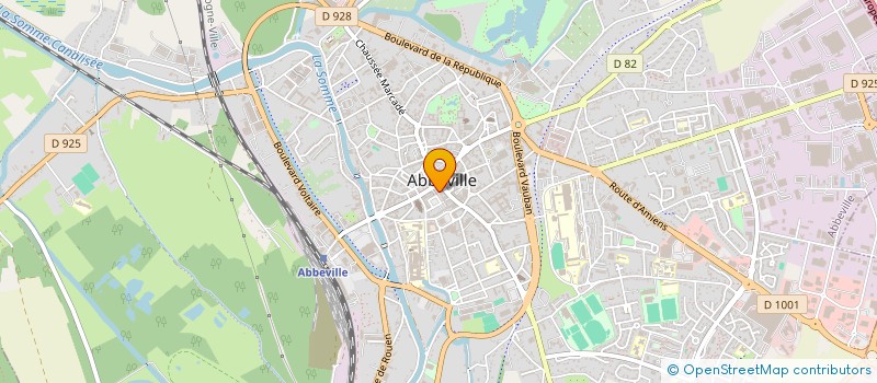 localisation de l'entreprise DESPOINTES IMMOBILIER à ABBEVILLE