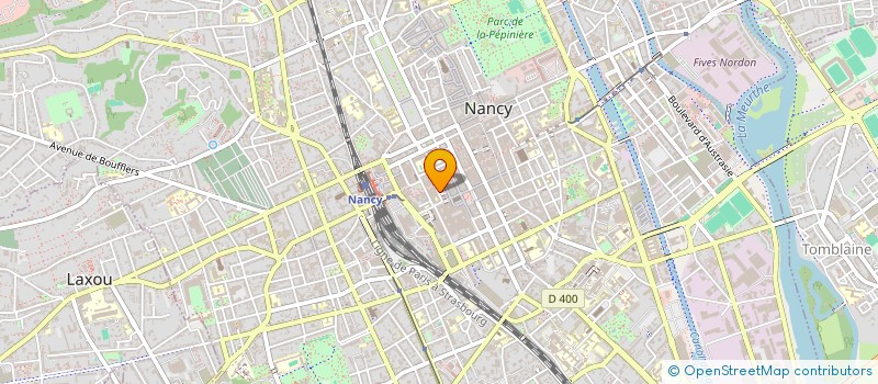 localisation de l'entreprise DESPORTS-LORRAINE  NANCY