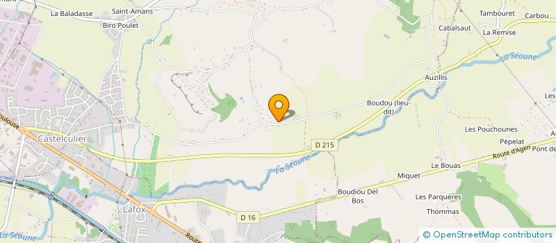 localisation de l'entreprise DESPRAT MENUISERIE  CASTELCULIER