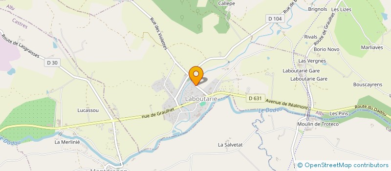 localisation de l'entreprise DESPRATS TP TRANSPORTS  MONTDRAGON