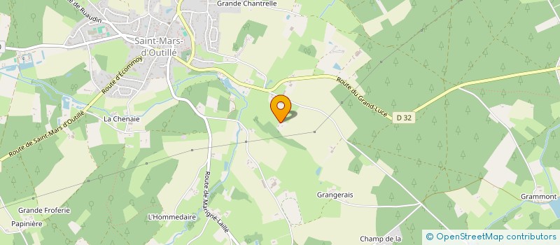 localisation de l'entreprise DESPRE MACONNERIE PATRIMOINE  SAINT-MARS-D'OUTILLE