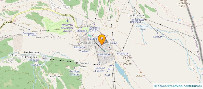 localisation de l'entreprise DESPREAUX CEDRIC ET DIARD SANDRINE  MORZINE