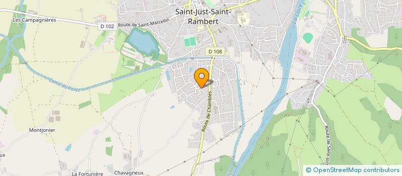 localisation de l'entreprise DESPRES  SAINT-JUST-SAINT-RAMBERT