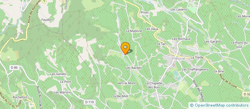 localisation de l'entreprise DESPRES MICHEL à FLEURIE
