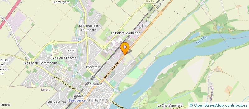 localisation de l'entreprise DESPRETZ PREFA à BEAUGENCY