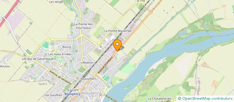 localisation de l'entreprise DESPRETZ SARL  BEAUGENCY