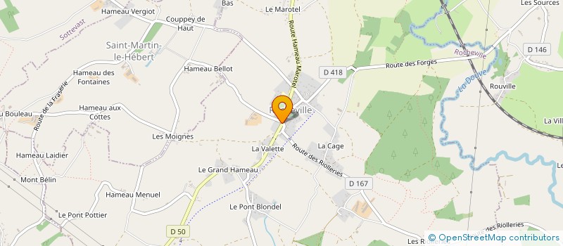 localisation de l'entreprise DESPREZ  ROCHEVILLE