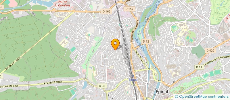 localisation de l'entreprise DESPRO à EPINAL