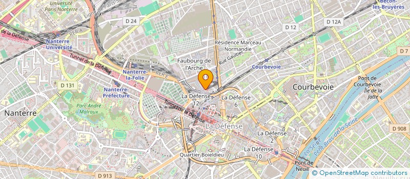 localisation de l'entreprise DESPS à COURBEVOIE