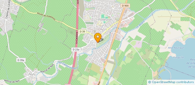 localisation de l'entreprise DESPUES  POLLESTRES