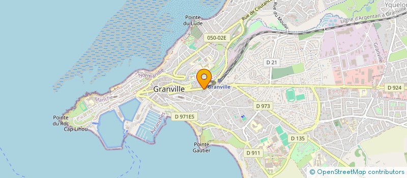 localisation de l'entreprise DESQUESSES & CIE à GRANVILLE