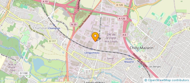 localisation de l'entreprise DESQUICK à LONGJUMEAU
