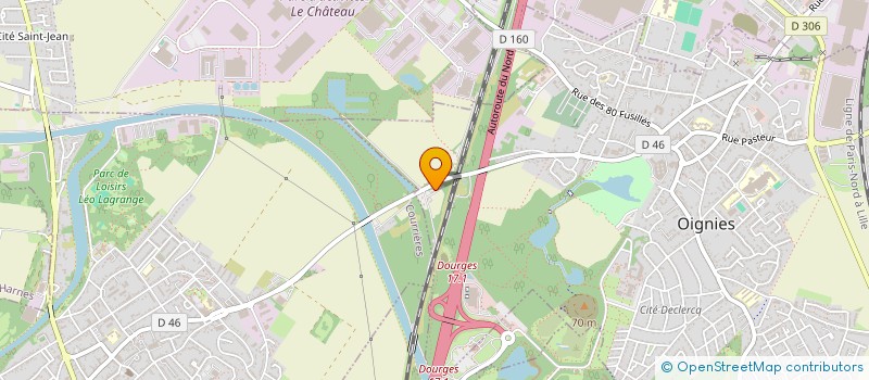 localisation de l'entreprise DESQUIENS PECQUEUR  OIGNIES