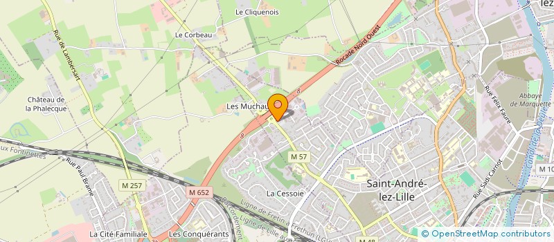 localisation de l'entreprise DESQUIENS TRAVAUX PUBLICS à SAINT-ANDRE-LEZ-LILLE