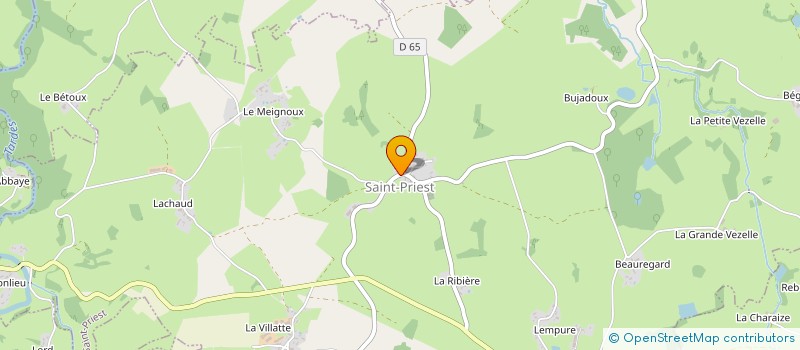 localisation de l'entreprise DESRET 15 à FONTANIERES