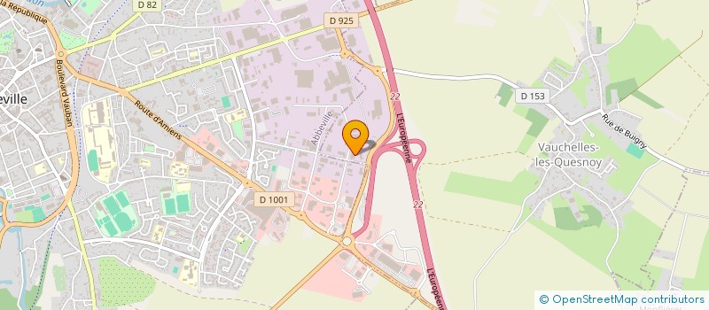 localisation de l'entreprise DESRICHARD- CVP à VAUCHELLES-LES-QUESNOY