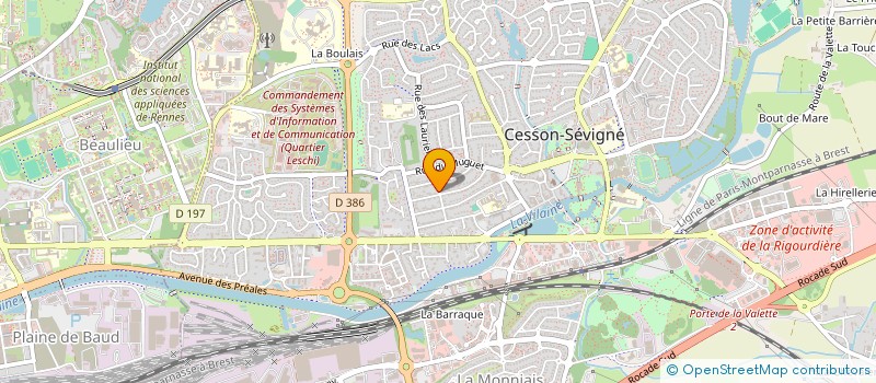 localisation de l'entreprise DESRIO  CESSON-SEVIGNE