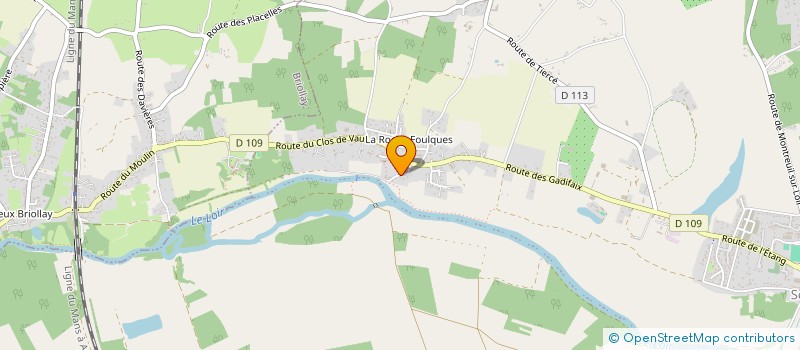 localisation de l'entreprise DESS  LOIRE-AUTHION