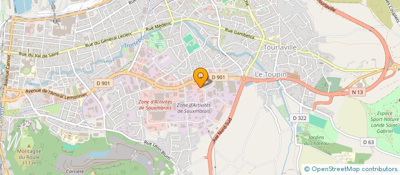 localisation de l'entreprise DESS AUTOMOBILES  CHERBOURG-EN-COTENTIN