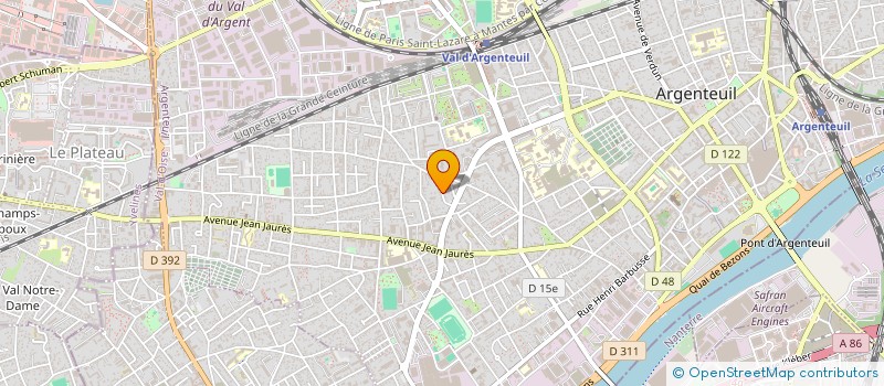 localisation de l'entreprise DESS ENERGIES  ARGENTEUIL