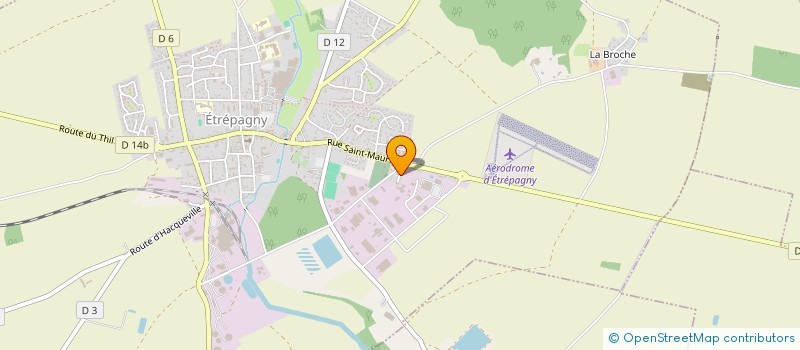 localisation de l'entreprise DESSAGNE JARDINS à ETREPAGNY