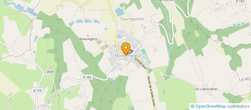 localisation de l'entreprise DESSAGNES à MONTEMBŒUF