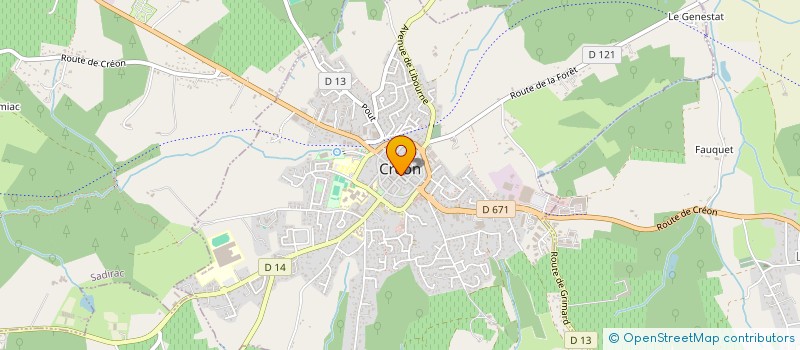 localisation de l'entreprise DESSAILLY à CREON