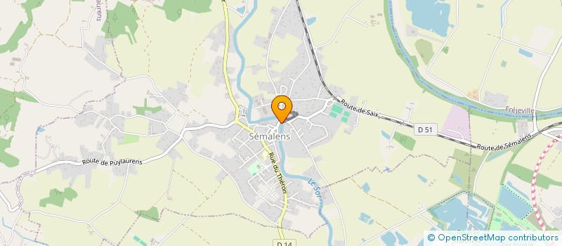 localisation de l'entreprise DESSAIN  SEMALENS