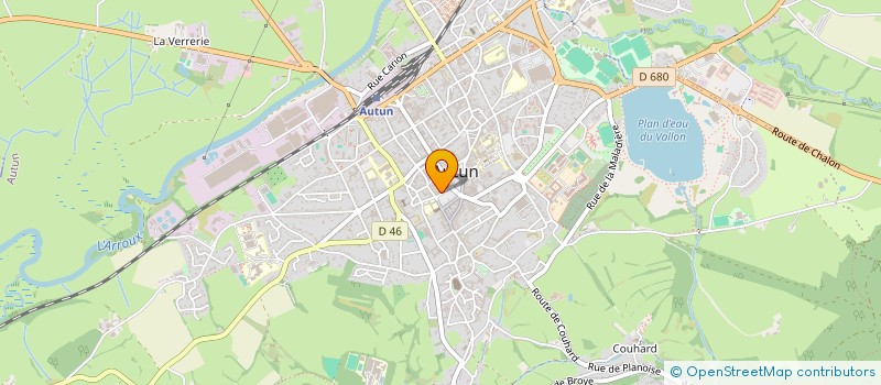 localisation de l'entreprise DESSALLES à AUTUN