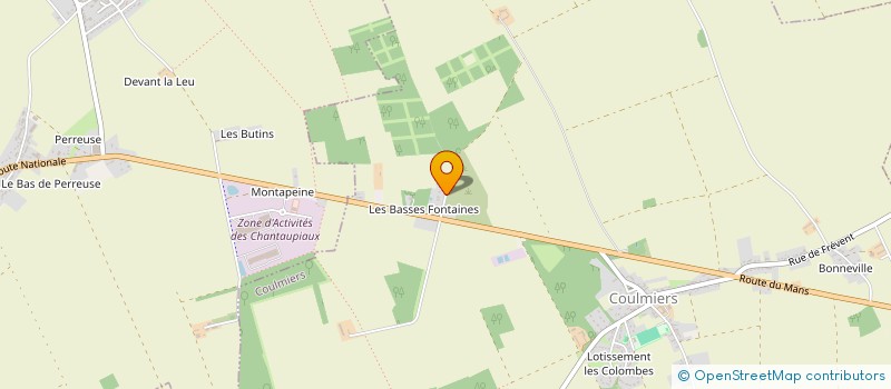 localisation de l'entreprise DESSAUX  COULMIERS